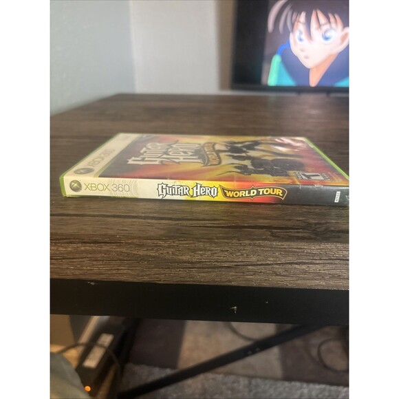 XBOX 360 GUITAR HERO WORLD TOUR Live Complete In Box Manual Included Activision - Picture 3 of 5